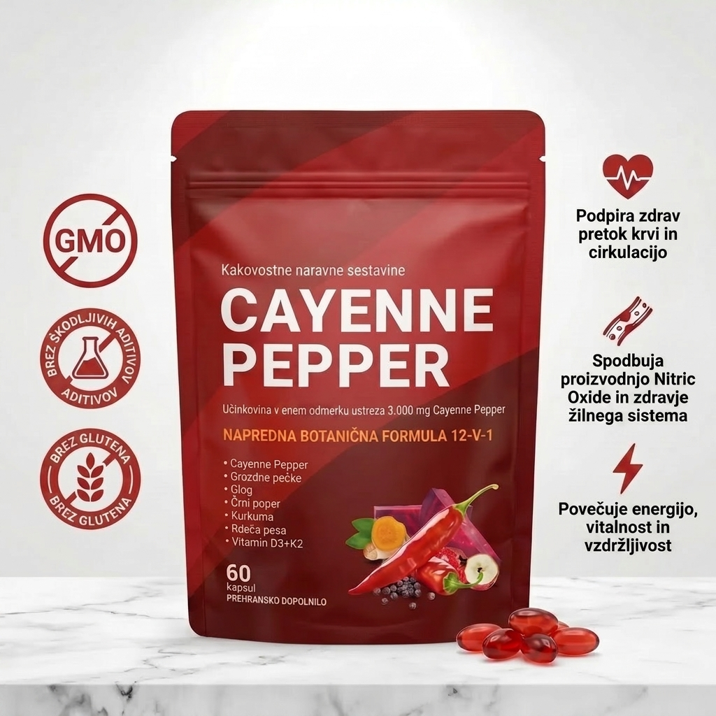 VIRZAV® Capsaicin Power – Cayenne Pepper kapsule