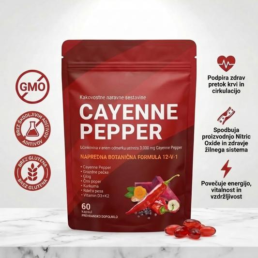 VIRZAV® Capsaicin Power – Cayenne Pepper kapsule