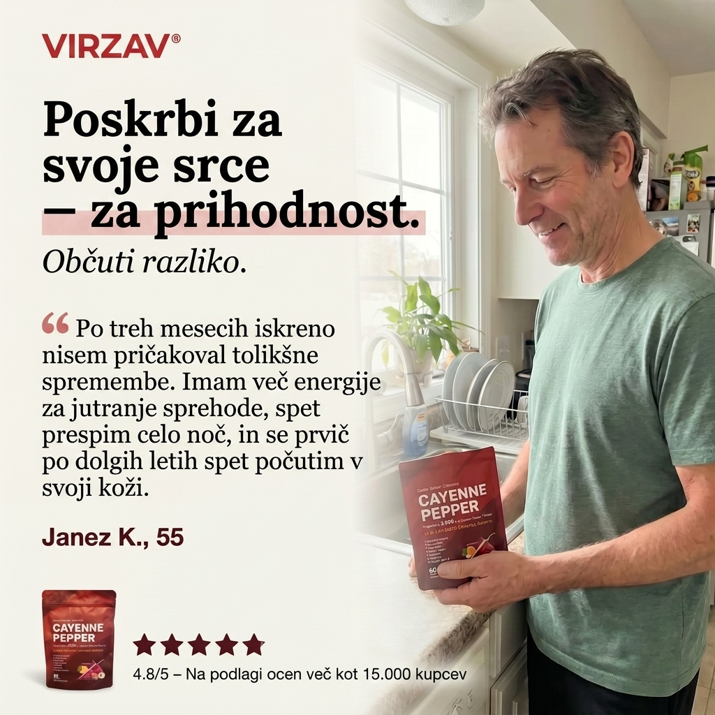 VIRZAV® Capsaicin Power – Cayenne Pepper kapsule
