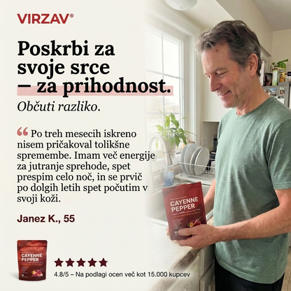 VIRZAV® Capsaicin Power – Cayenne Pepper kapsule